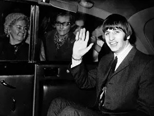 Beatles drummer Ringo Starr leaves University College Hospital