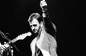 00596 Prints: Former Beatles drummer Ringo Starr performing in concert at the Empire Theatre, Liverpool