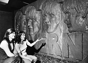 Sculpture Prints: The Beatles, fibre glass sculpture designed by artist David Webster