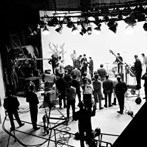 Hard Prints: The Beatles filming the finale of their film A Hard Days Night