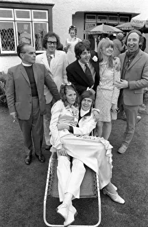 Core08 Prints: The Beatles June 1968 Paul McCartney and girlfriend Jane Asher