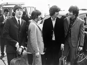 Ensemble Prints: The Beatles leave London Heathrow Airport for their second North American Tour 13th