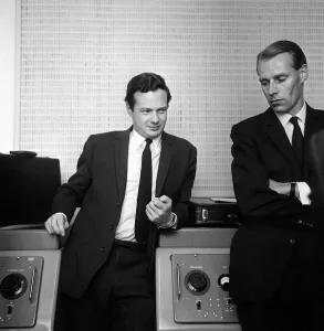 The Beatles manager Brian Epstein taken at the EMI Studios at Abbey Road St John