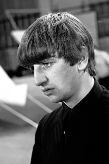 The Beatles in New York, USA February 1964 Ringo Starr at the Ed Sullivan show