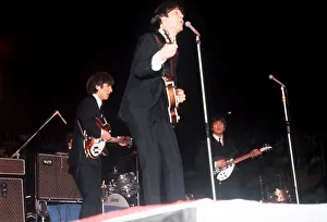 The Beatles at the NME Poll Winners All Star concert at the Empire Pool Wembley on 26
