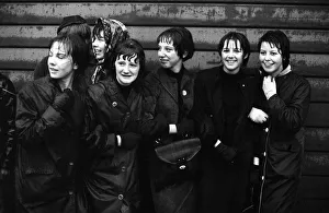 The Beatles November 1963 Fans outside Coventry Theatre waiting for their heroes