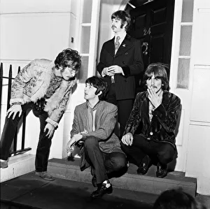 The Beatles seen here at a press photocall for their Sergeant Peppers Lonely Hearts Club