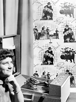 The Beatles Wallpaper, produced by Wall Paper Manufacturers Ltd of Manchester