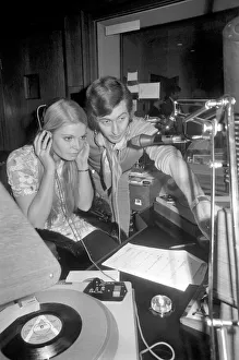 Beauty Contest: Entertainment Radio: Miss World Eva Reuber Staier pictured with Disc