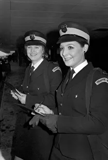 Parking Prints: Beauty Queen Traffic wardens. Miss Denise Humphreys and Mrs Linda Morton