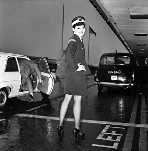 Beauty Prints: Beauty Queen Traffic Wardens. Travellers St Londons Heathrow Airport may have their