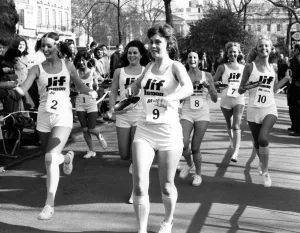 Pancake Prints: The Beauty Queens Shrove Tuesday Pancake race at Londons Lincoln