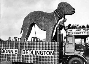 00105 Collection: The Bedlington float entered in the Ashington Festival 1973. 12 / 05 / 73