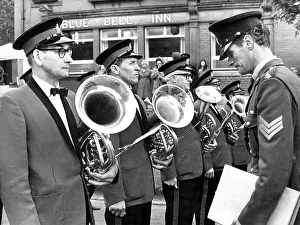 Bedlington Miners Picnic - The Ashington band come under the critical eye of Sergt. P. R
