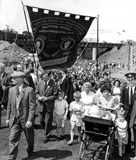 Bedlington Miners Picnic - Thousands of miners, their wives