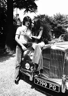 The Bee Gees pop group 1969 Vince Melouney former band member with girlfriend
