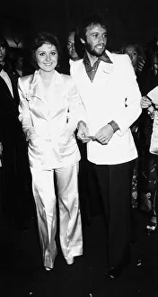 The Bee Gees pop group 1972 Maurice Gibb and singer wife Lulu