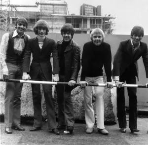 The Bee Gees pop group prepare for ther upcoming show at the famous Hollywood Bowl which