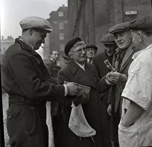 Bela Zola Pictures Mrs priston aged 82 a licensed peddler in Billingsgate Market