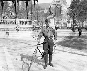 00118 Prints: Belgian Boy Scouts carried messages which were too private to trust to telegrams or