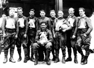 Speedway Prints: The Belle Vue Squad of the mid thirties, pictured after their fourth consecutive National