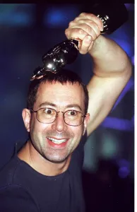 Ben Elton Comedian presented the Brit Awards at Earls Court in London