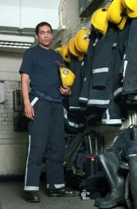 Firefighter Prints: Ben Onwukwe Actor - from the Television Programme Londons Burning
