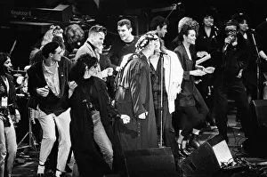 Ben Volpeliere-Pierrot, Meat Loaf and Boy George performing at the Stand by Me