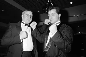 Jacket Prints: A benefit evening for Kostas Petrou (right) at The Albany saw him shaping up to Paddy