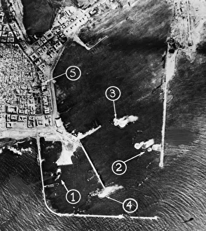 Bombings Prints: Benghaz bombing, the plan was to destroy the harbour and storage facilities at Benghazi