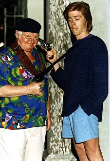 Benny Hill Actor Comedian With Kyle Eastwood Son Of Clint Eastwood In One Of His Comic