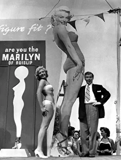 Ties Prints: Benny Hill Actor Comedian At The Miss Marilyn Contest In Ruislip