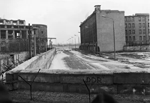 Wall Prints: The Berlin Wall was a concrete and earth barrier built by the Soviet Union