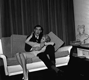 Bernard Bresslaw 1959 with Vera Day Pop-eyed comic actor Bernard Bresslaw