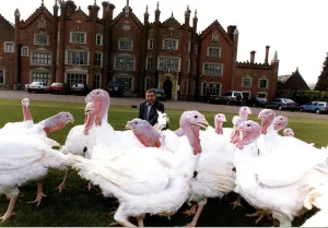 Bernard Matthew at home at Great Witchingham Hall Norfolk