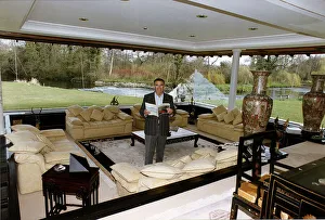 Turkeys Prints: Bernard Matthews food giant inside his japanese style home in Norfolk