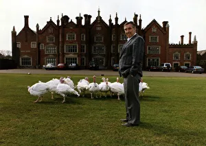 Bernard Matthews food giant outside Great Witchingham Hall in Norfolk