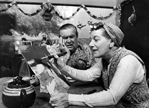 Bernard Youens and Jean Alexander who play Stan and Hilda Ogden in Coronation Street