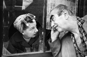 Bernard Youens and Jean Alexander who play Stan Ogden and wife Hilda in Granada TV