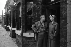 Bernard Youens and Jean Alexander who play Stan Ogden and wife Hilda in Granada TV