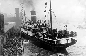THE BERNICIA CARRYING NEWCASTLE UNITED FANS TO WEMBLY IN 1924