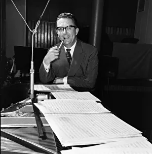 01248 Prints: Bert Hayes, who provides the music for the BBC childrens TV programme Crackerjack
