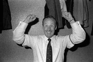 00006 Collection: Bertie Mee Arsenal manager celebrating May 1971 in dressing room after Arsenal had