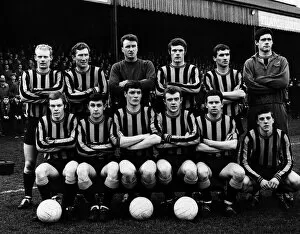 Images Dated 23rd August 2012: Berwick Rangers FC Team who beat Glasgow Rangers in Scottish Cup 1967 football strip in