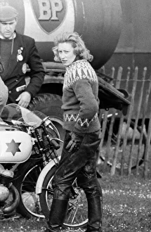 Beryl Swain, motorcycle road racer and the first woman to compete solo in a TT road race