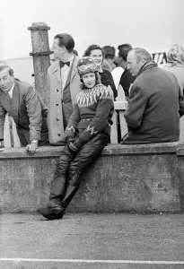 Beryl Swain, motorcycle road racer and the first woman to compete solo in a TT road race