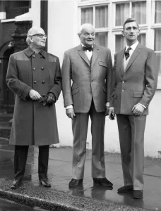 00040 Prints: Bespo 70 - The latest in suits for men (l to r) Mr Michael Lyons