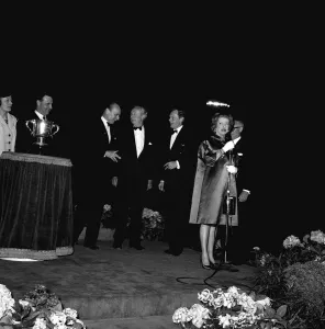 Bette Davis May 1963 Actress Special Celebrity Guest at Greyhound Racing