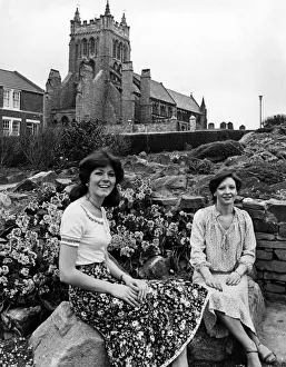 Beverly Baxter, 22, (left) a former Miss Steel and tourist officer Barbara Gratton, 24