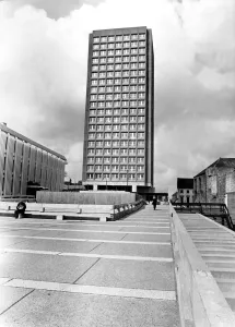 Bewick House high rise flats in Newcastle 2 April 1971
